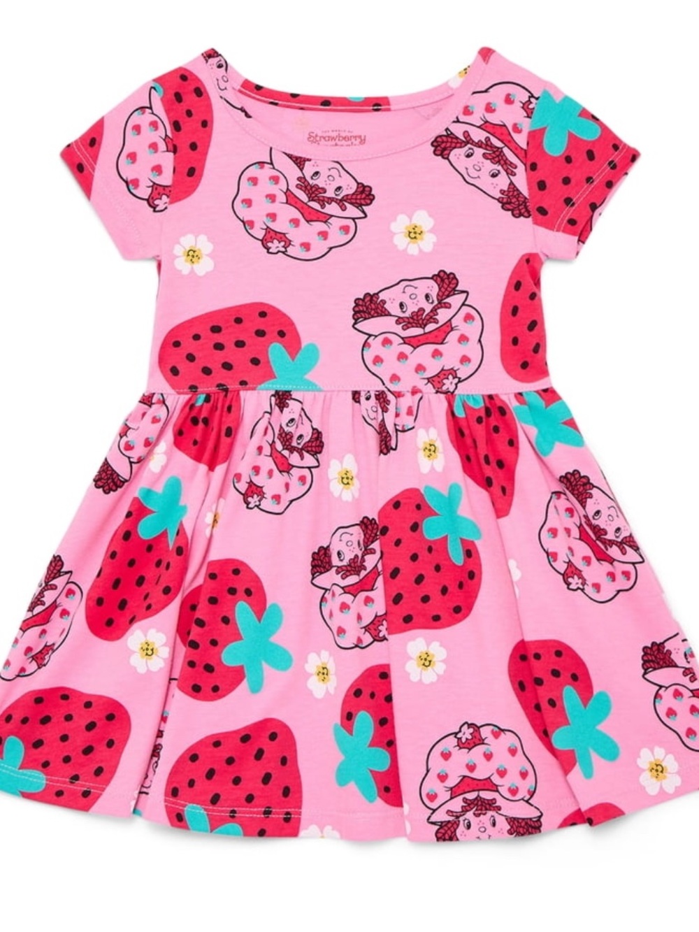 4T Pink Strawberry Shortcake Dress